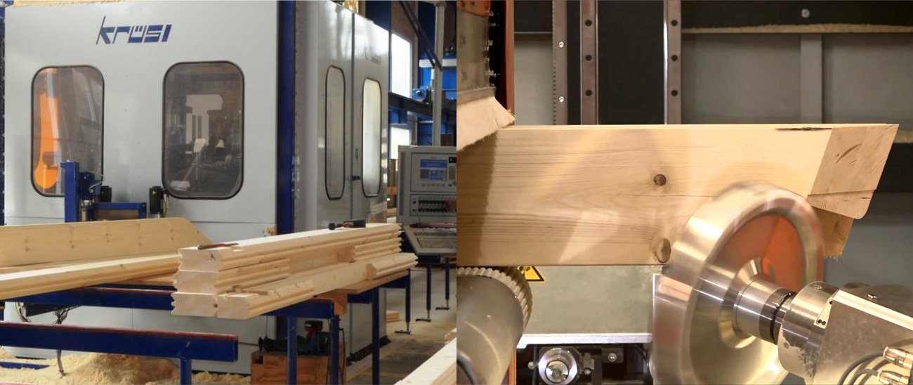 فرم دهی الوار چوبی توسط دستگاه مخصوص